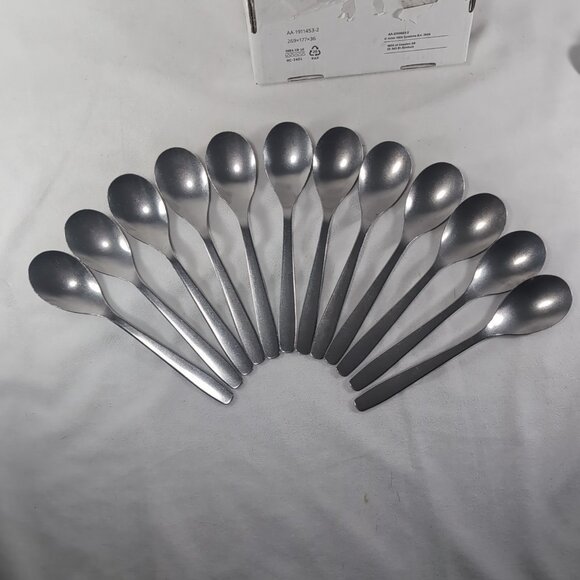 IKEA Tillagd 48 Pc Flatware Set Lot Silver Dragon Probyn Stainless 904.075.52 - Picture 13 of 16